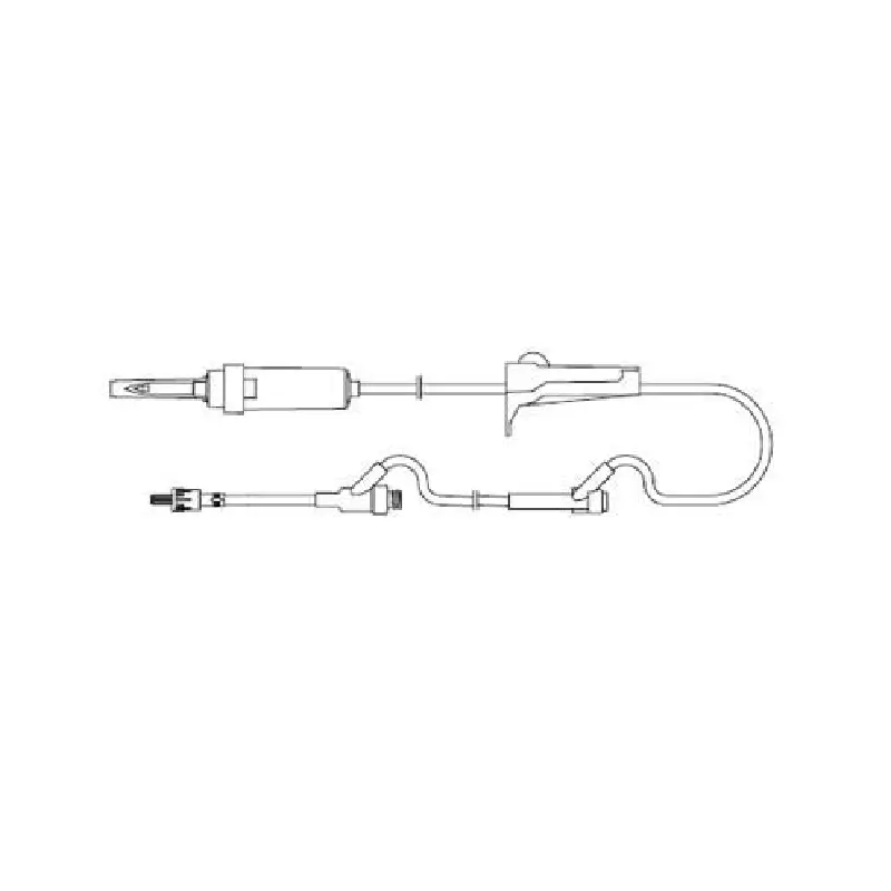 Amsino IV Administration Set 10 Drop for IV infusion, available at MM Medical Supply LLC